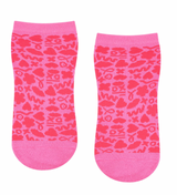 Move Active Classic Low Rise Grip Socks - Pink NBCF